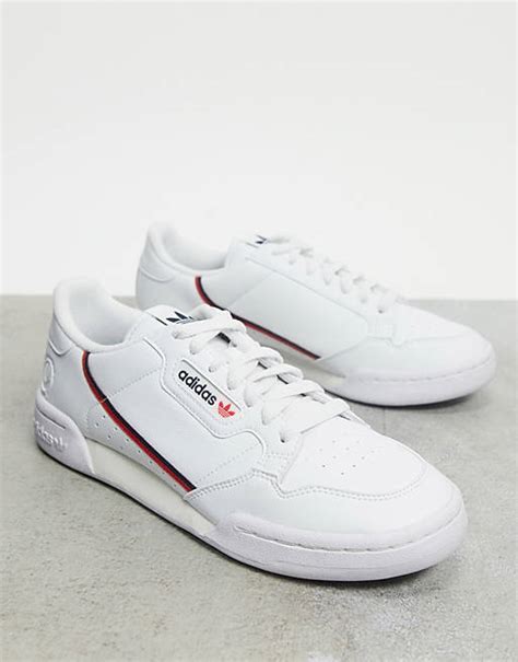 weiße adidas sneaker continental 80|adidas continental 80 zipper.